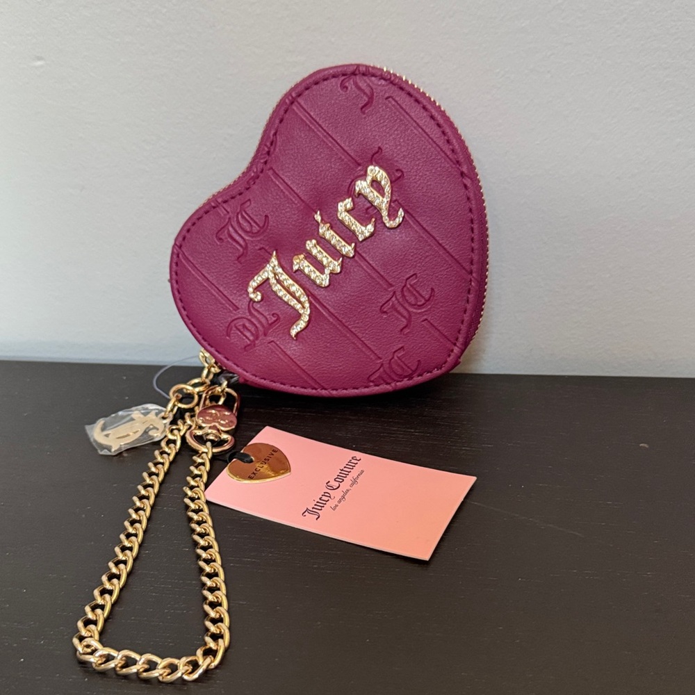 Juicy Couture Fuchsia Heart Key Holder